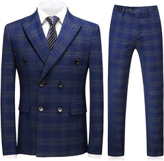 men-fashion-suit-navy-blue-double-breasted-plaid-men-suits-for-business