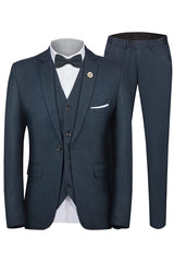 bespoke-suit-for-men-navy-blue-notched-lapel-three-pieces-business-suits