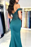 Mermaid Tulle Sleeveless Strapless Floor Length Side Split Prom Dresses