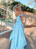 A-Line Off-the-Shoulder Sequined Prom Dresses-27dress