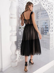 A-Line Tulle Prom Dress with Lace for Tea-Length Occasions-27dress