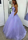 A-Line V Neck Glitter Prom Dress with Pockets for Special Occasions-27dress