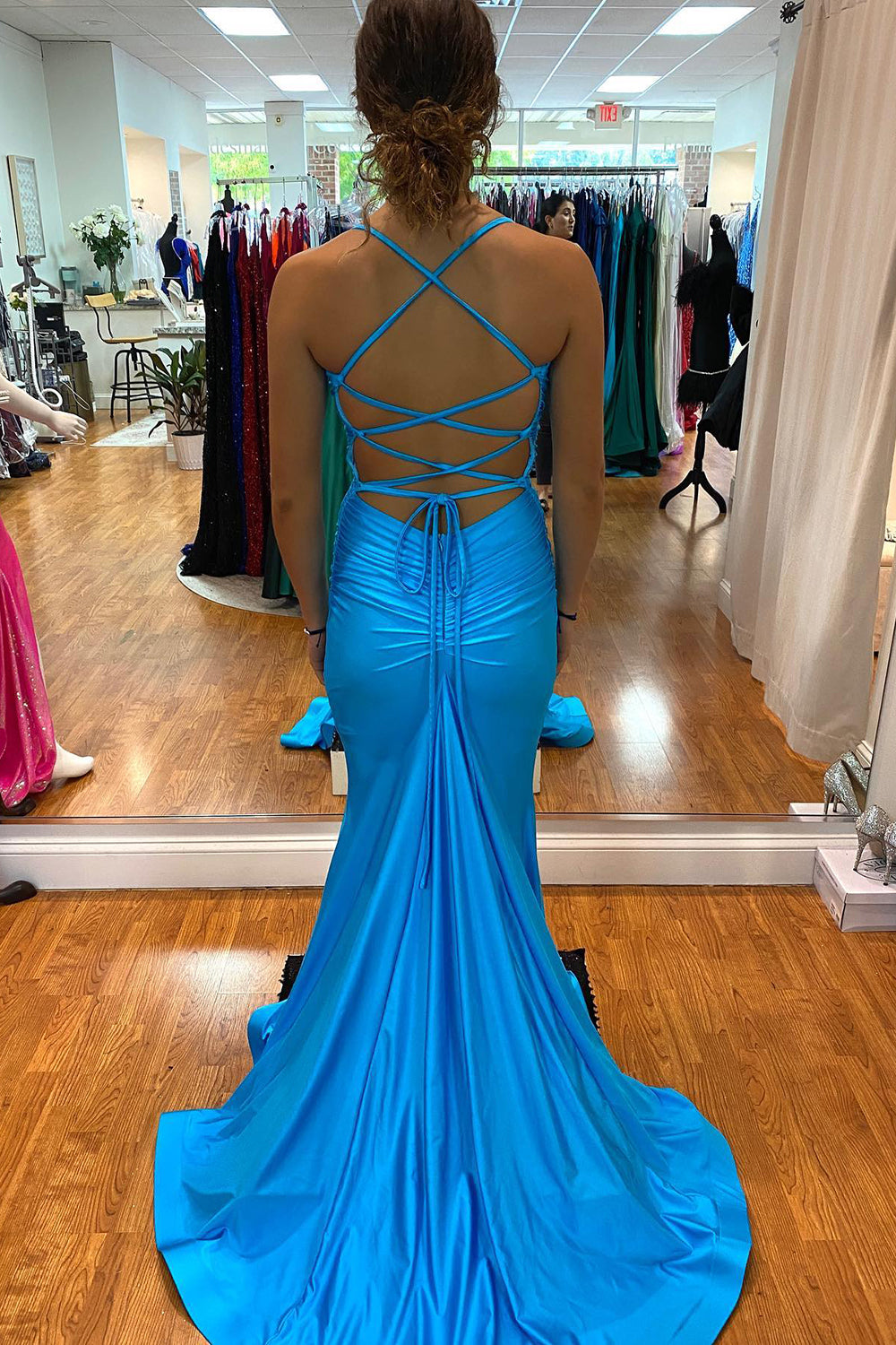 Charming Long Mermaid Sweetheart Backless Prom Dress-27Dress