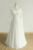 Chic Sweetheart Lace Wedding Dress White Tulle Ruffles Bridal Gowns On Sale-27dress