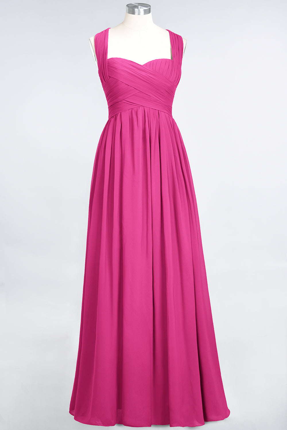 Chic Tiered Sweetheart Cap-Sleeves Bungurdy Bridesmaid Dresses-27dress