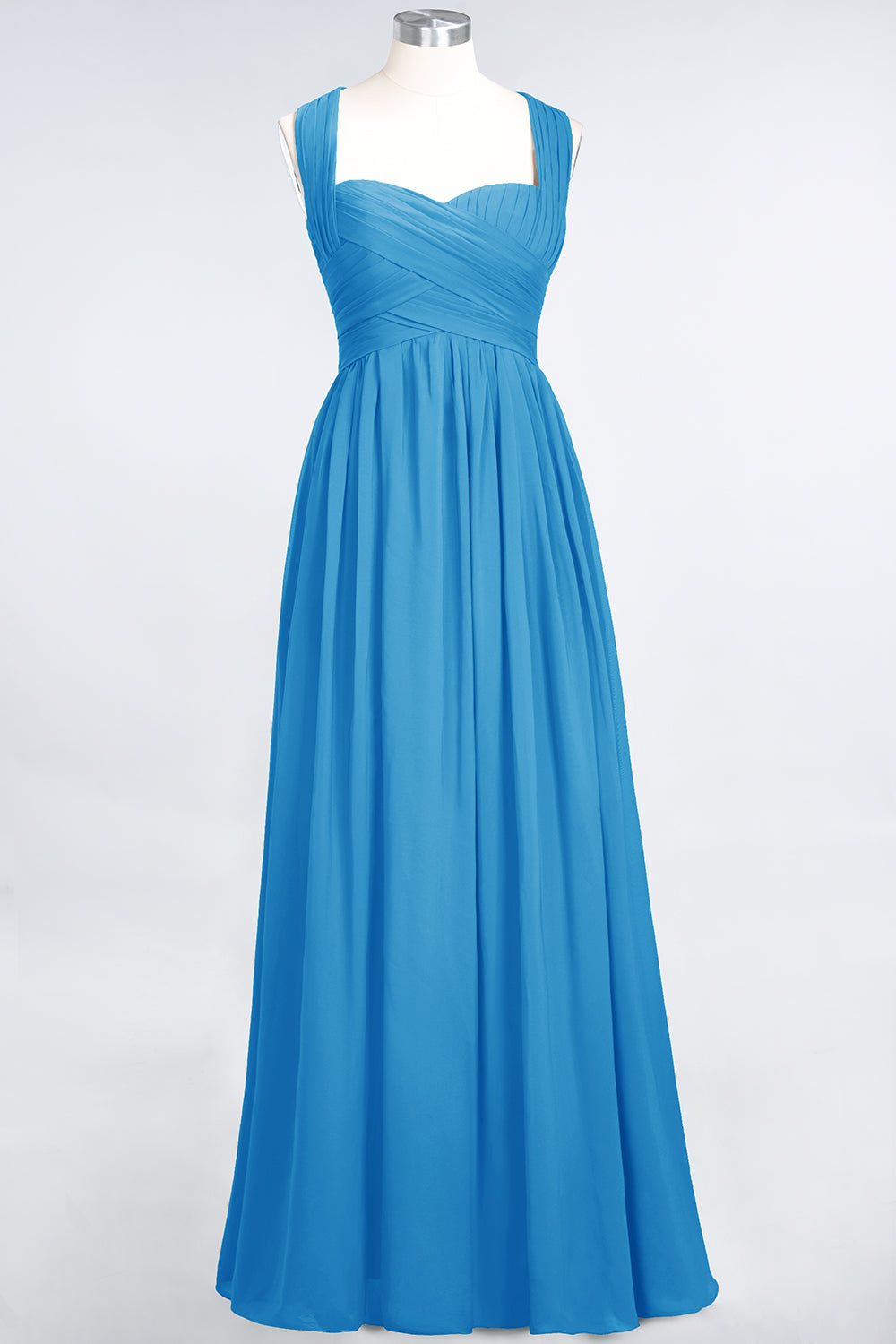 Chic Tiered Sweetheart Cap-Sleeves Bungurdy Bridesmaid Dresses-27dress