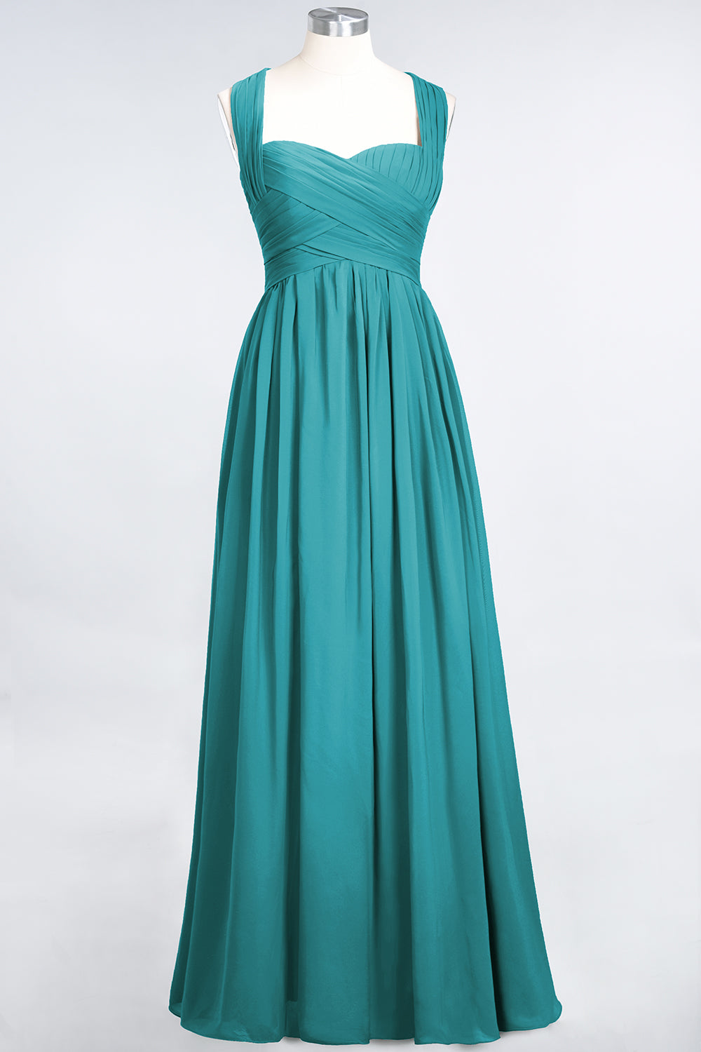 Chic Tiered Sweetheart Cap-Sleeves Bungurdy Bridesmaid Dresses-27dress