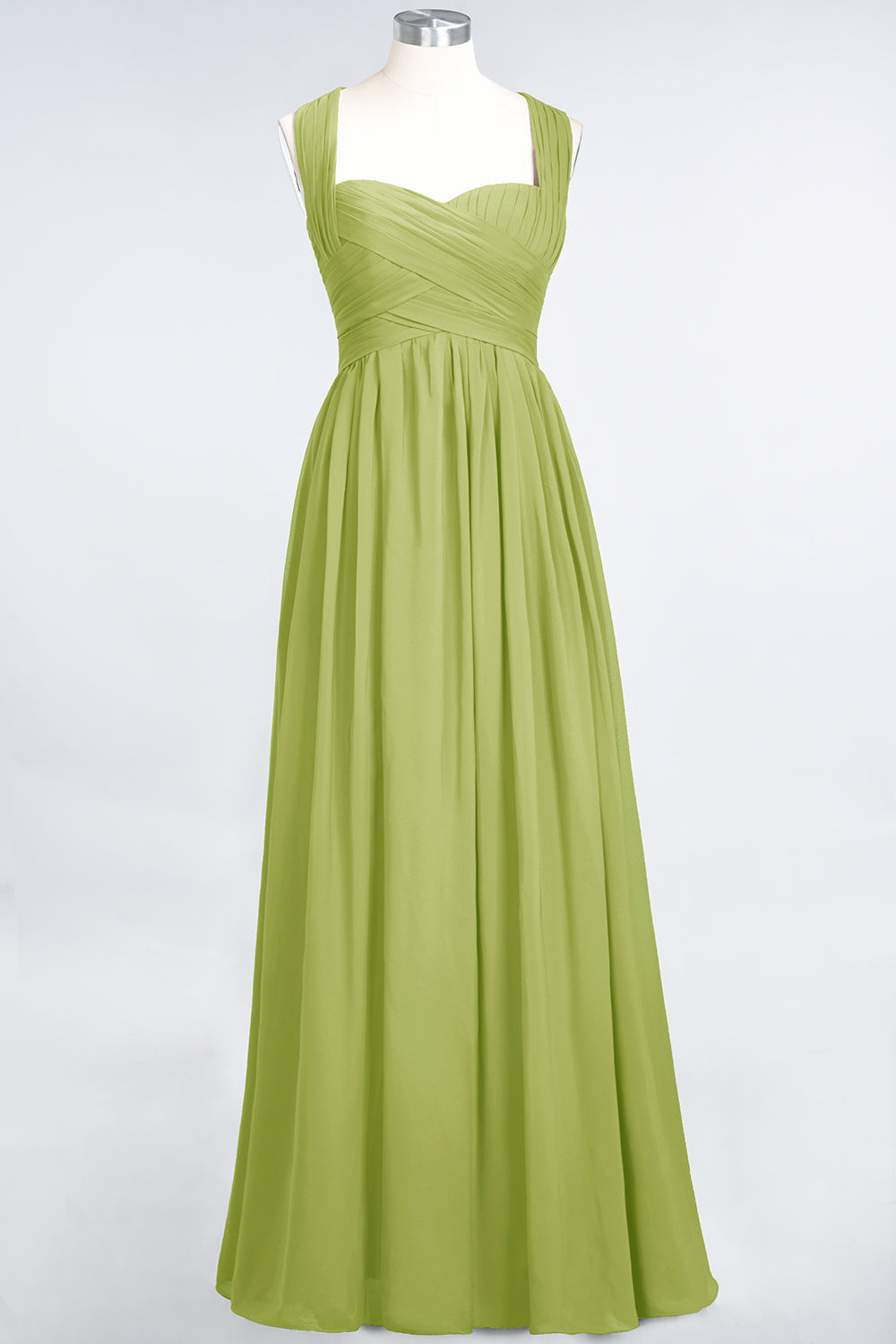 Chic Tiered Sweetheart Cap-Sleeves Bungurdy Bridesmaid Dresses-27dress