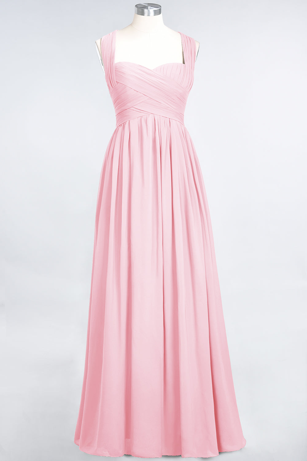 Chic Tiered Sweetheart Cap-Sleeves Bungurdy Bridesmaid Dresses-27dress