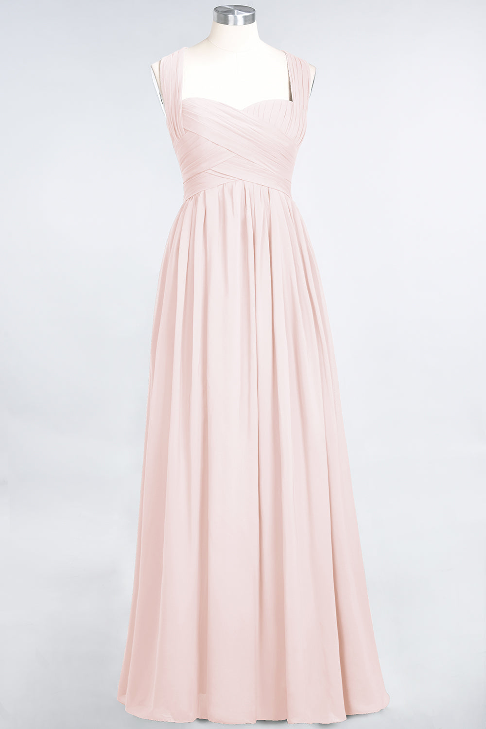 Chic Tiered Sweetheart Cap-Sleeves Bungurdy Bridesmaid Dresses-27dress