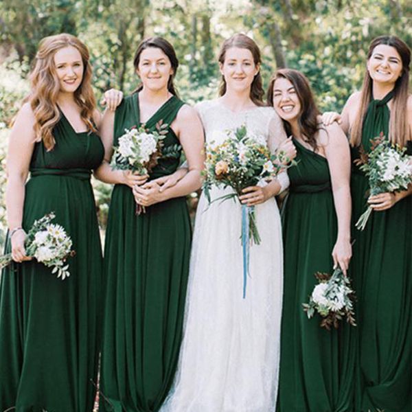 Dark Green Multiway Infinity Bridesmaid Dress-27dress