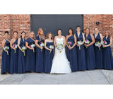 Dark Navy Multiway Infinity A-Line Bridesmaid Dress-27dress