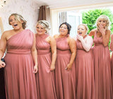 Dusty Pink Ruffles Multiway Infinity A-Line Bridesmaid Dresses-27dress