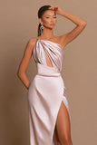 Elegant Long Mermaid One Shoulder Formal Prom Dress With Slit BC16534-27Dress