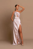 Elegant Long Mermaid One Shoulder Formal Prom Dress With Slit BC16534-27Dress