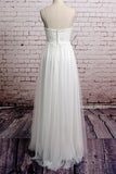 Empire Spaghetti Strap Lace Tulle Wedding Dress On Sale-27dress