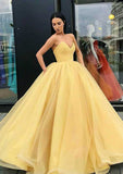 Long/Floor-Length Organza Prom Dress with Sweetheart Neckline and Bandage Detail-27dress