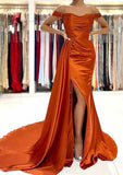 Look Fabulous in this Sheath/Column Off-the-Shoulder Prom Dress-27dress
