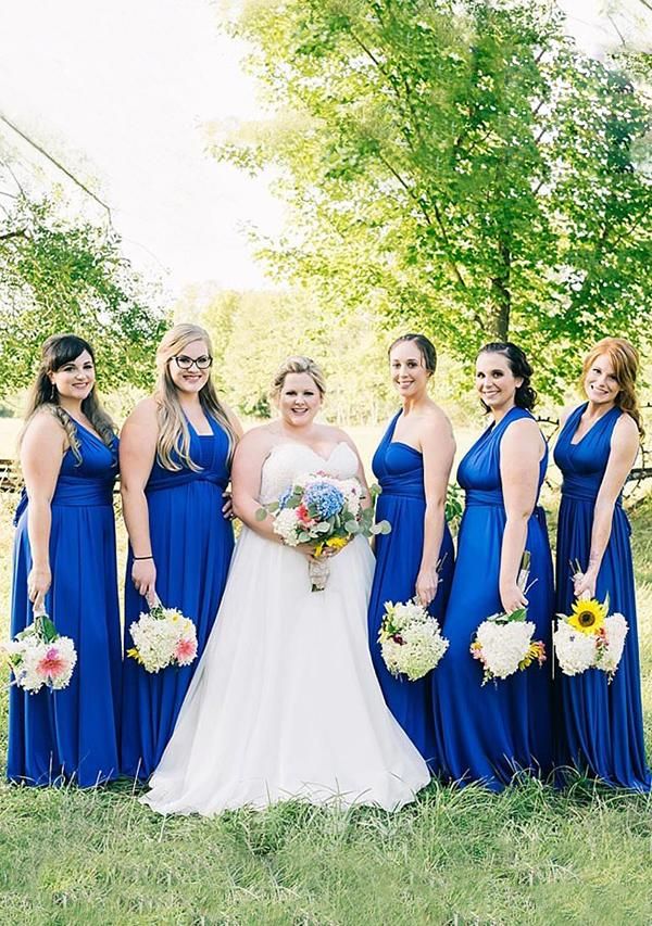 Ocean Blue Multiple Infinity Bridesmaid Dresses Long-27dress