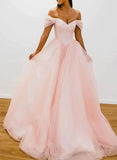 Princess Sweetheart Tulle Prom Dress-27dress