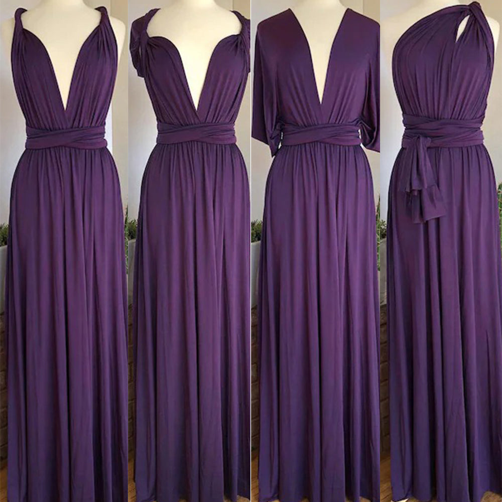 Purple Multiple A-Line Bridesmaid Dresses-27dress