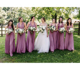 Purple Multiple Bridesmaid Dresses Long-27dress