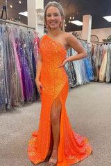 Sheath Cutout Back Orange Tassel Long Formal Dress with Slit-27dress