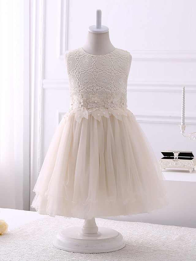 Chiffon flower girl orders dress