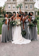 Silver Multiple A-Line Bridesmaid Dresses-27dress