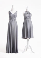 Silver Multiple A-Line Bridesmaid Dresses-27dress