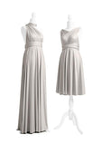 Silver Multiple A-Line Bridesmaid Dresses Long-27dress