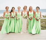 Sleeveless Emerald Multiway Infinity Bridesmaid Dress-27dress