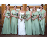 Sleeveless Mint Multiway Infinity Bridesmaid Dress-27dress