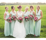 Sleeveless Mint Multiway Infinity Bridesmaid Dress-27dress