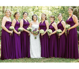 Sleeveless Purple Multiway Infinity Bridesmaid Dress-27dress