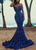 Sparkle in Style with Sweetheart Trumpet/Mermaid Prom Dresses-27dress