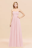 Vintage Sweetheart Long Grape Affordable Bridesmaid Dresses Online-27dress