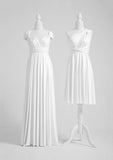 White Multiway Infinity Ruffles A-Line Bridesmaid Dresses-27dress